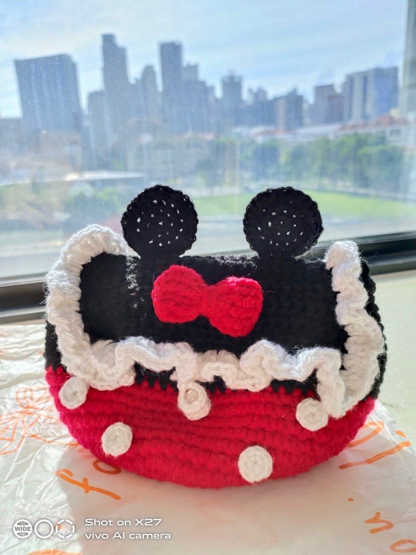 Mickey mouse deals crochet bag
