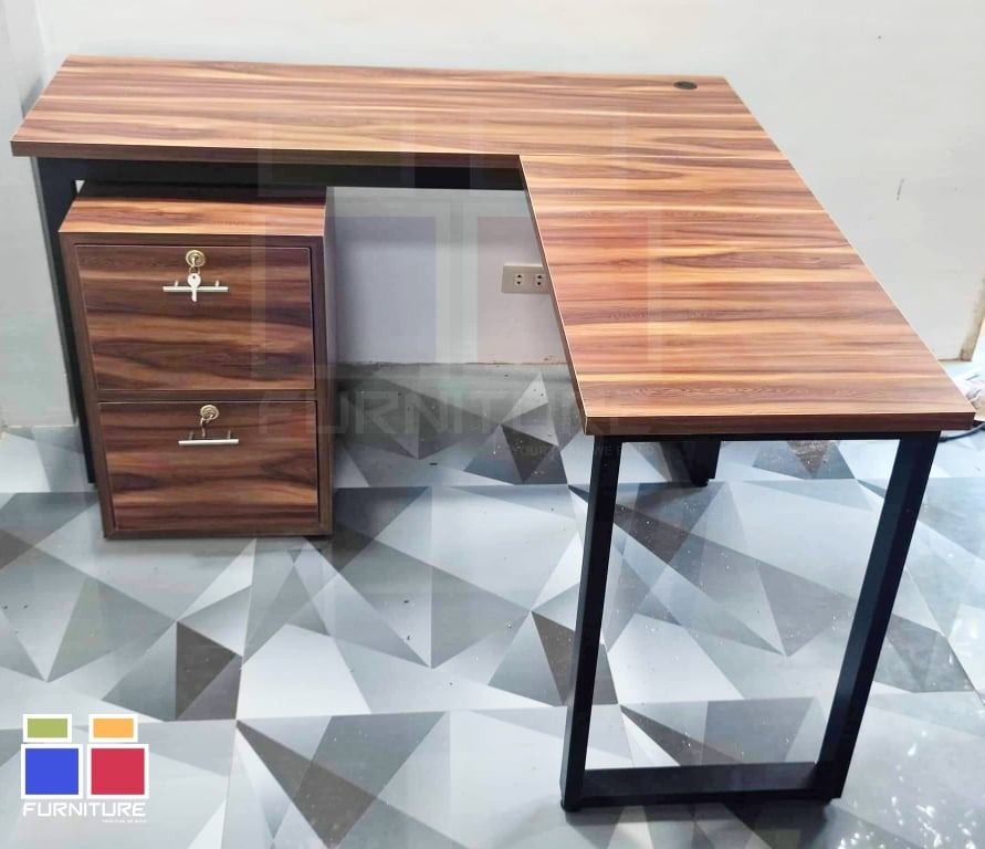 CUSTOMIZED L SHAPE TABLE/OFFICE TABLE MADE TO ORDER MESSAGE ME NOW ...