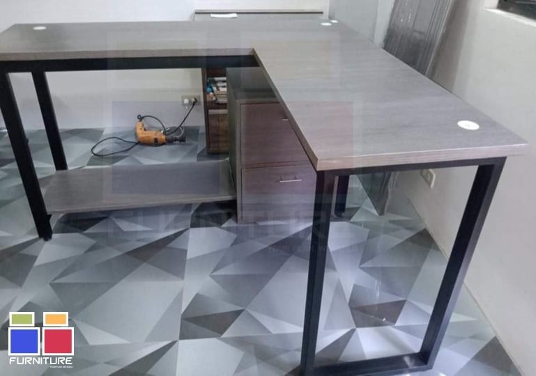 CUSTOMIZED L SHAPE TABLE/OFFICE TABLE MADE TO ORDER MESSAGE ME NOW ...