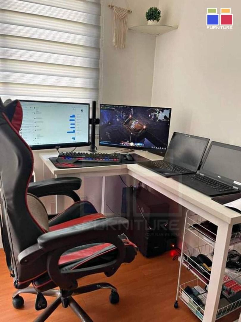 CUSTOMIZED L SHAPE TABLE/OFFICE TABLE MADE TO ORDER MESSAGE ME NOW ...