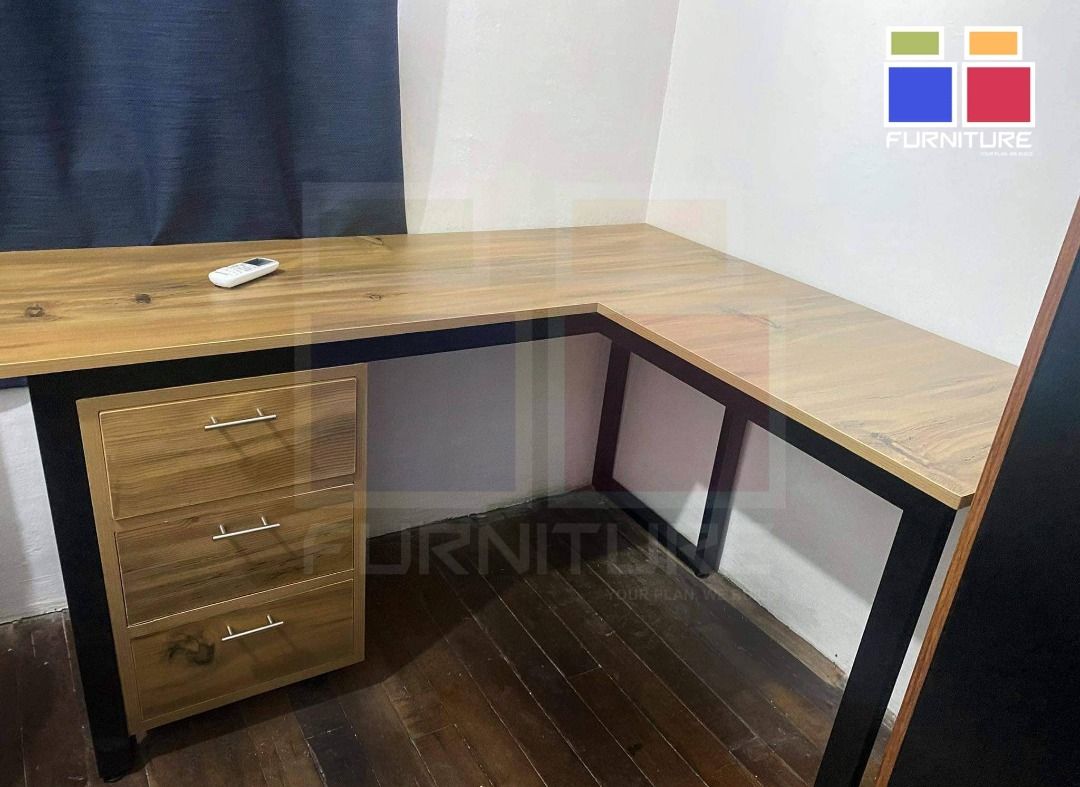 CUSTOMIZED L SHAPE TABLE/OFFICE TABLE MADE TO ORDER MESSAGE ME NOW