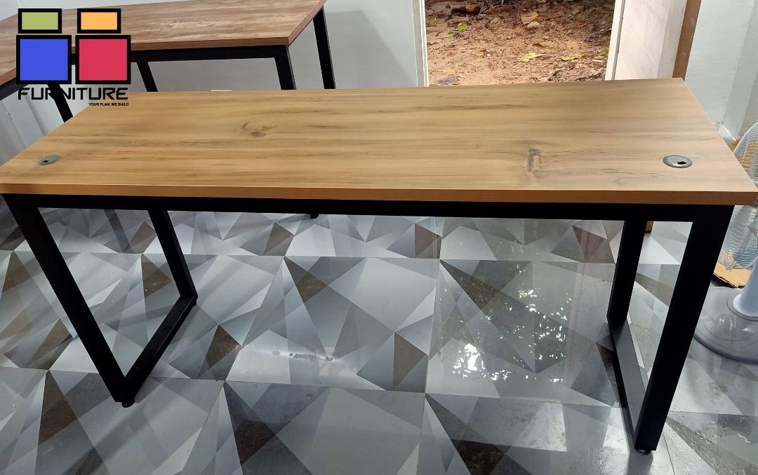 CUSTOMIZED STRAIGHT TABLE / OFFICE TABLE MADE TO ORDER MESSAGE ME NOW ...