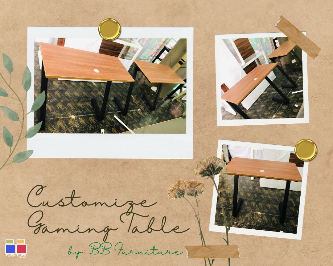 CUSTOMIZED STRAIGHT TABLE / OFFICE TABLE MADE TO ORDER MESSAGE ME NOW ...