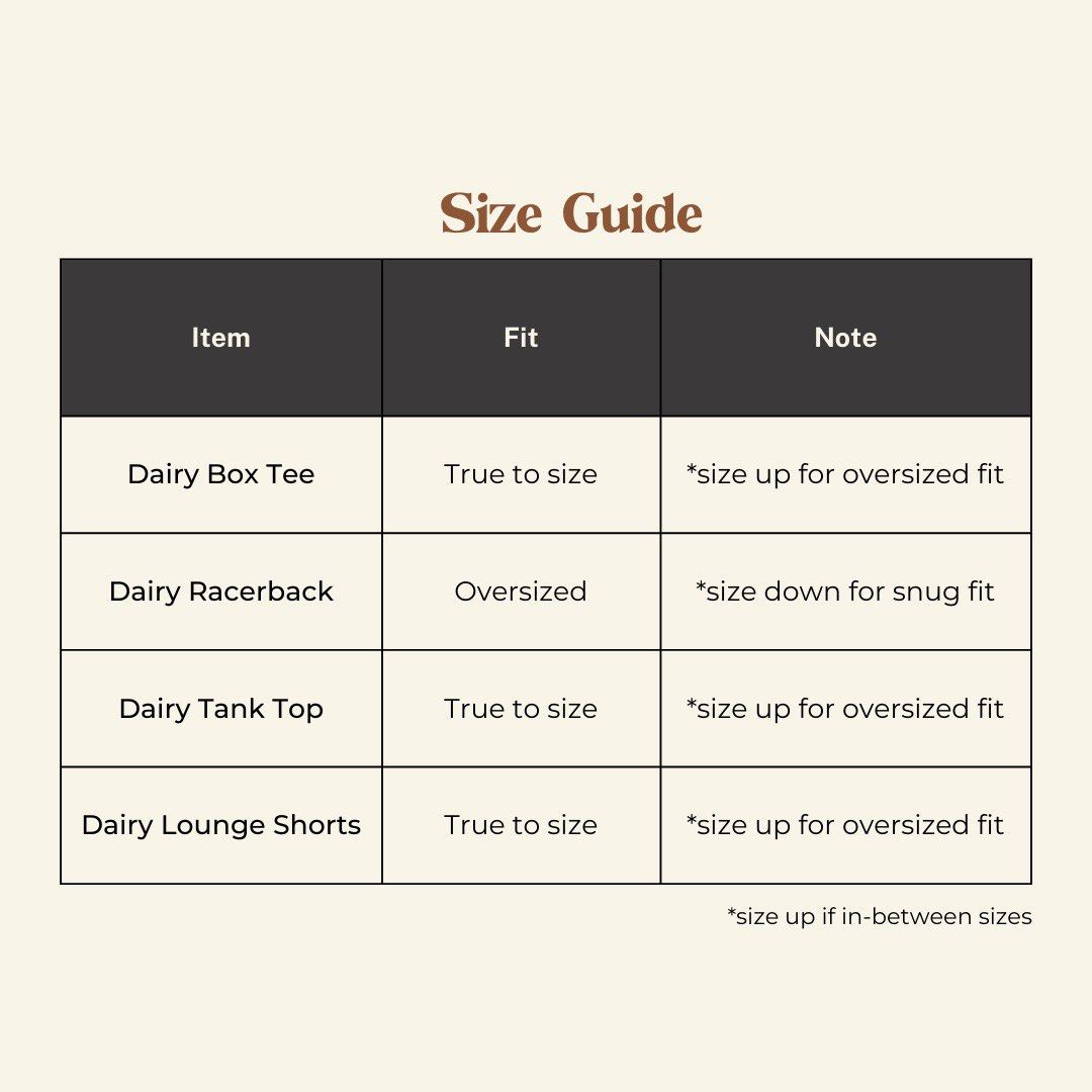 Dairy Box Tee (Category: Shirts) located in Quezon City. Submitted by EssentialsPh_ (Listing ID 1198776503, Image 3). Description: •Available in 3 Colors (Grain, Oat, & Blue Cheese) •4 Sizes (S, M, L & XL) •For lazada checkout: Click here -> https://s.lazada.com.ph/s.57oPB Shop Now: Come check it out!.