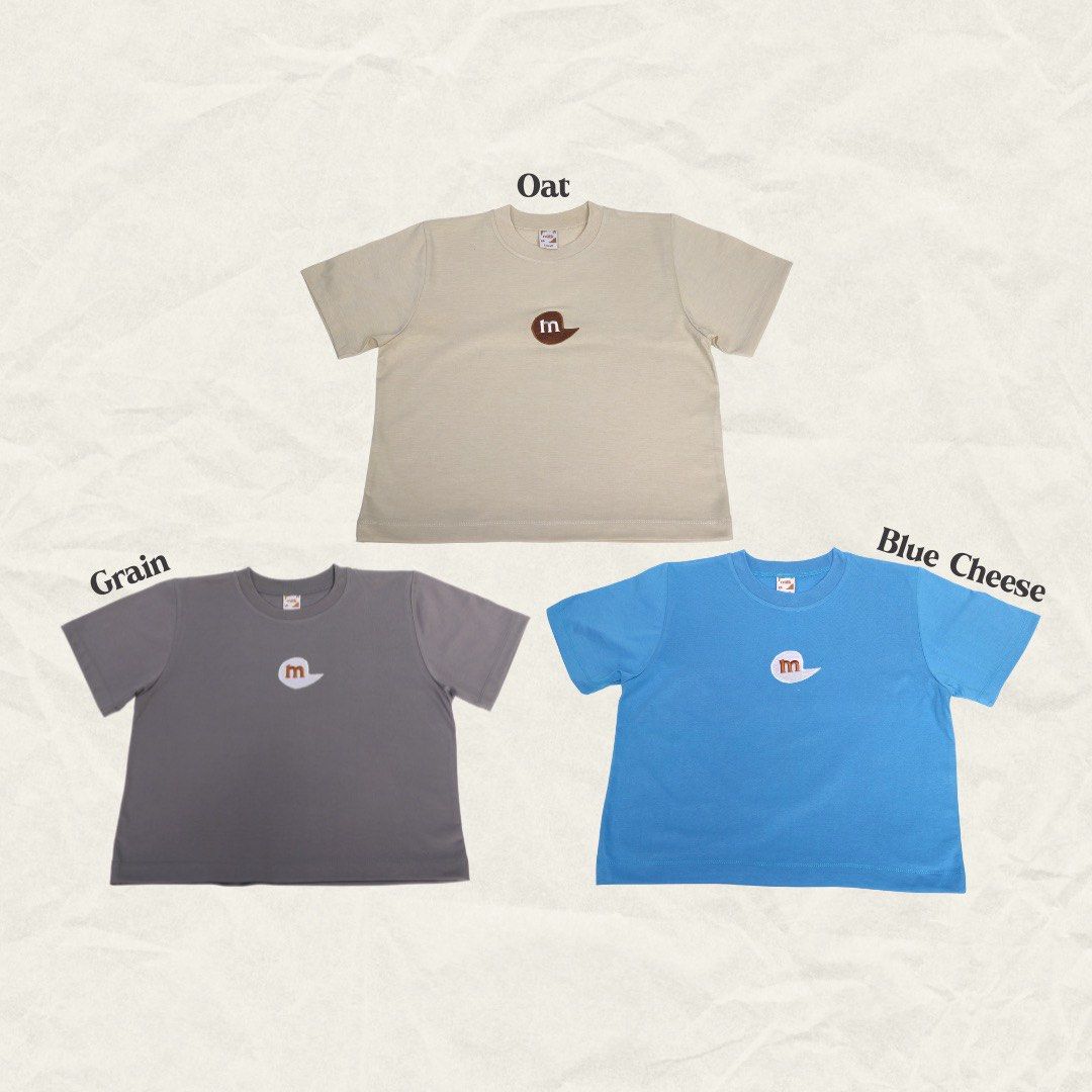 Dairy Box Tee (Category: Shirts) located in Quezon City. Submitted by EssentialsPh_ (Listing ID 1198776503, Image 1). Description: •Available in 3 Colors (Grain, Oat, & Blue Cheese) •4 Sizes (S, M, L & XL) •For lazada checkout: Click here -> https://s.lazada.com.ph/s.57oPB Shop Now: Come check it out!.
