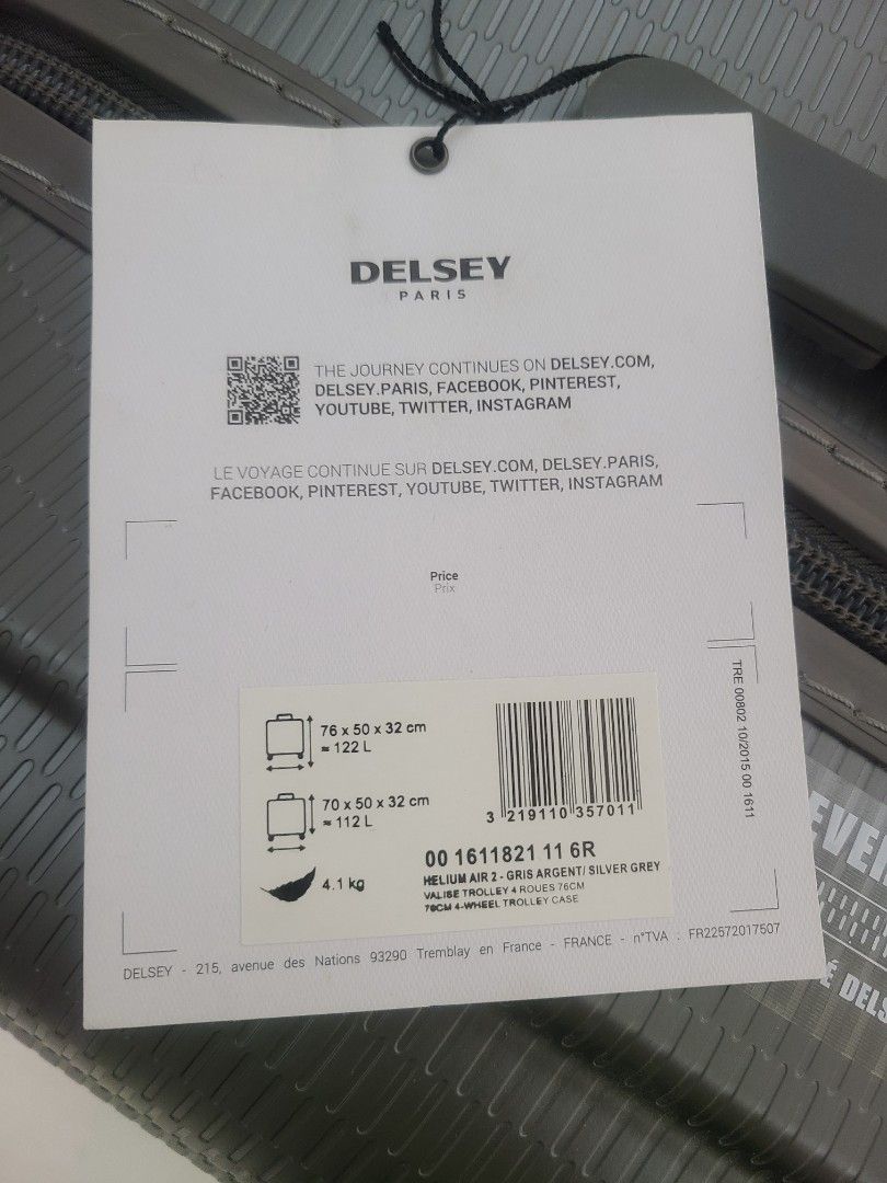 Delsey helium online air 2 70cm