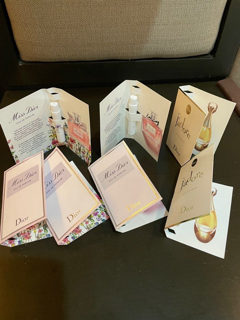 Dior eau de parfum samples, Beauty & Personal Care, Fragrance