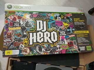 Faulty DJ Hero Band Hero Turnable Guitar Mic