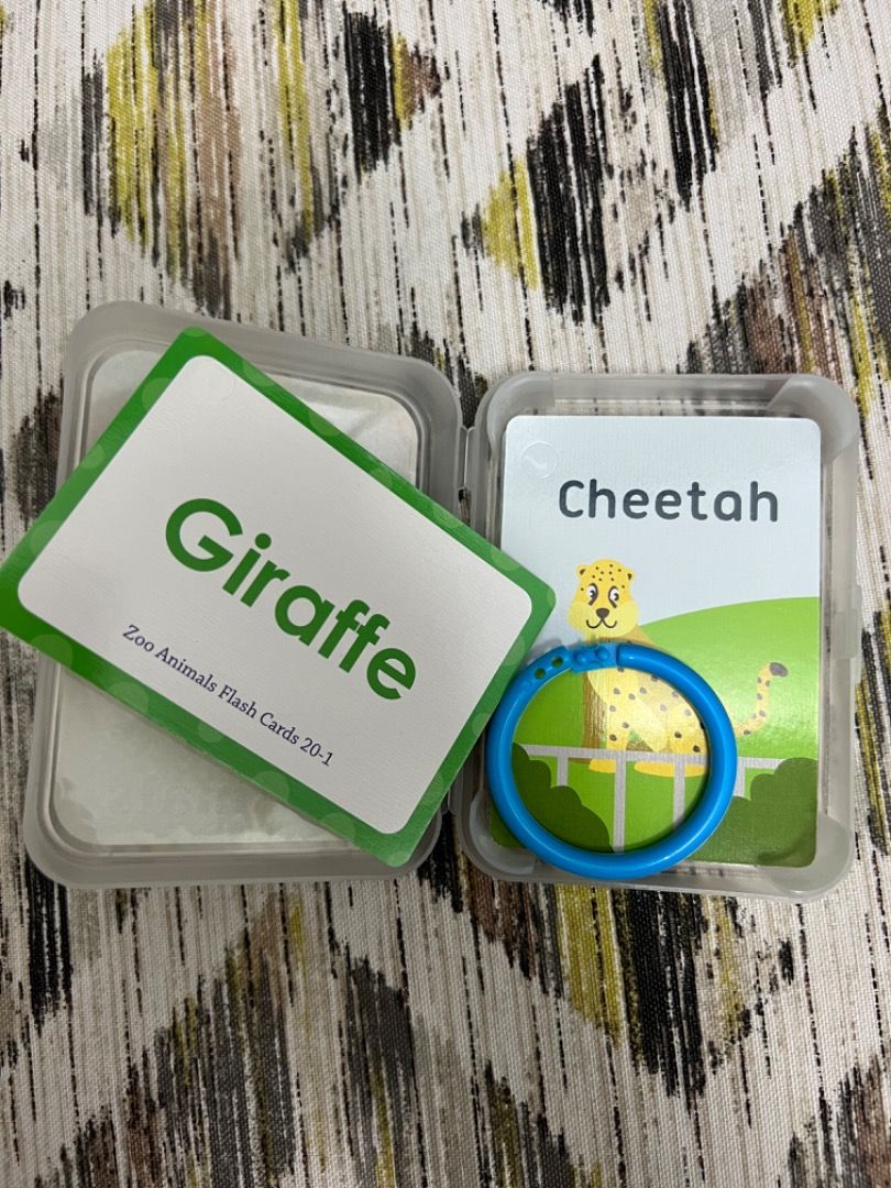 Early learning english educational flash cards for baby, Babies & Kids ...