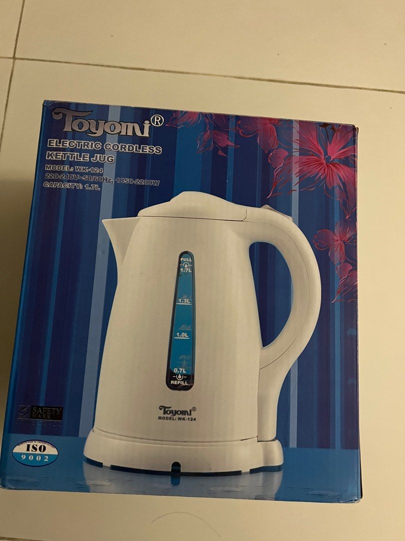 Water Jug Toyomi Electric Kettle Electric Cordless Kettle Jug, TV