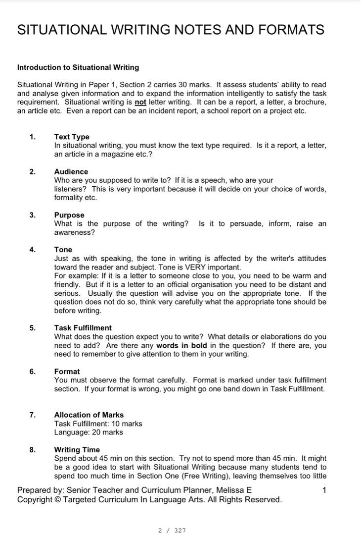 ENGLISH LANGUAGE 0001 PRIMARY 5 PRIMARY 6 PSLE ENGLISH COMPREHENSIVE