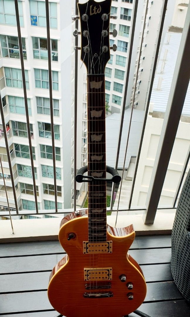 Esp Ltd ec 401 VF DMZ (lemon drop), Hobbies & Toys, Music & Media