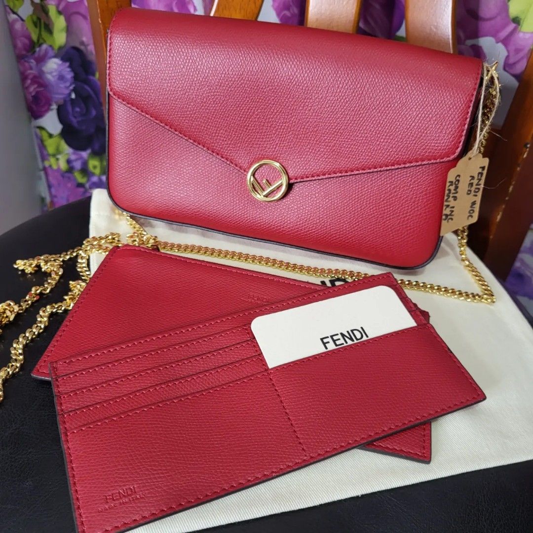 Fendi wallet store on chain red
