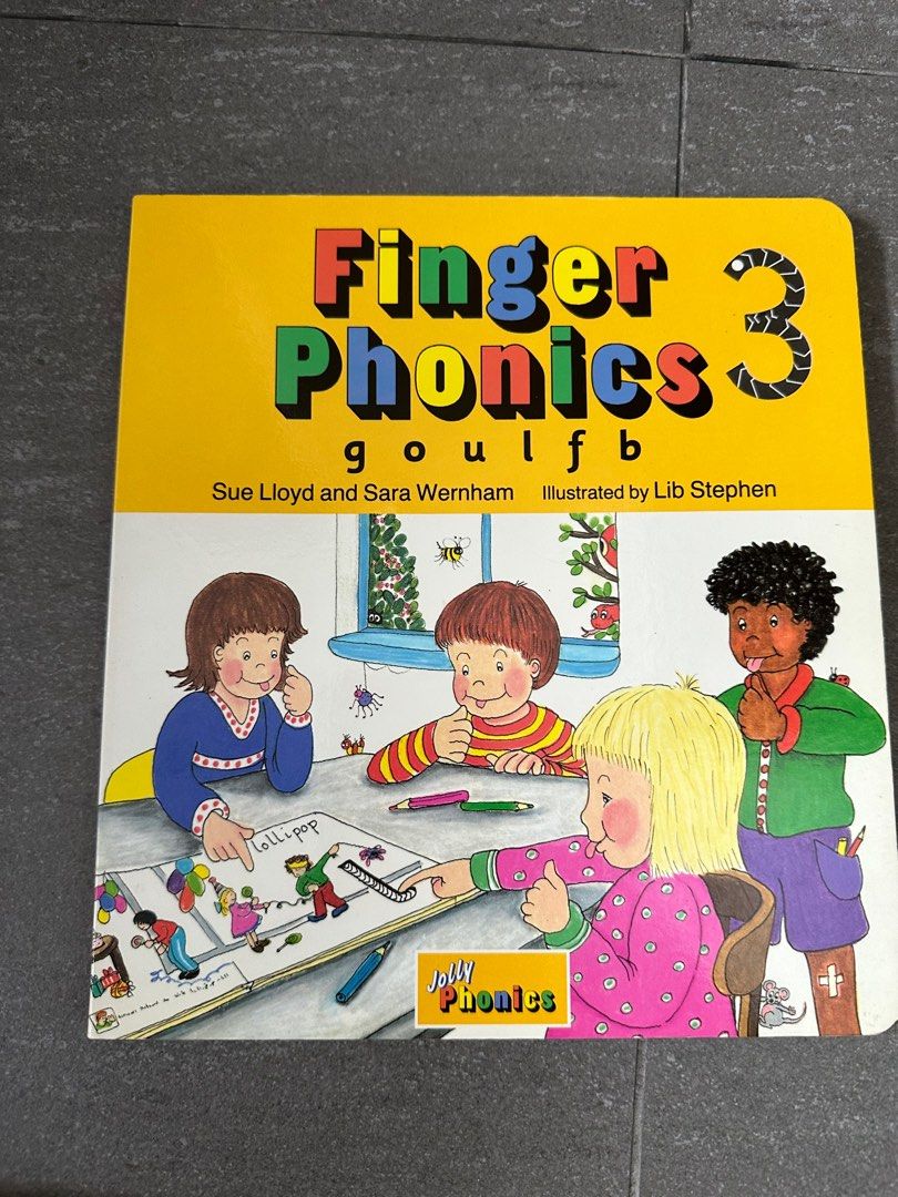 Finger Phonics Jolly Phonics 1 7 Phonics Song Book Cd 興趣及遊戲 書本
