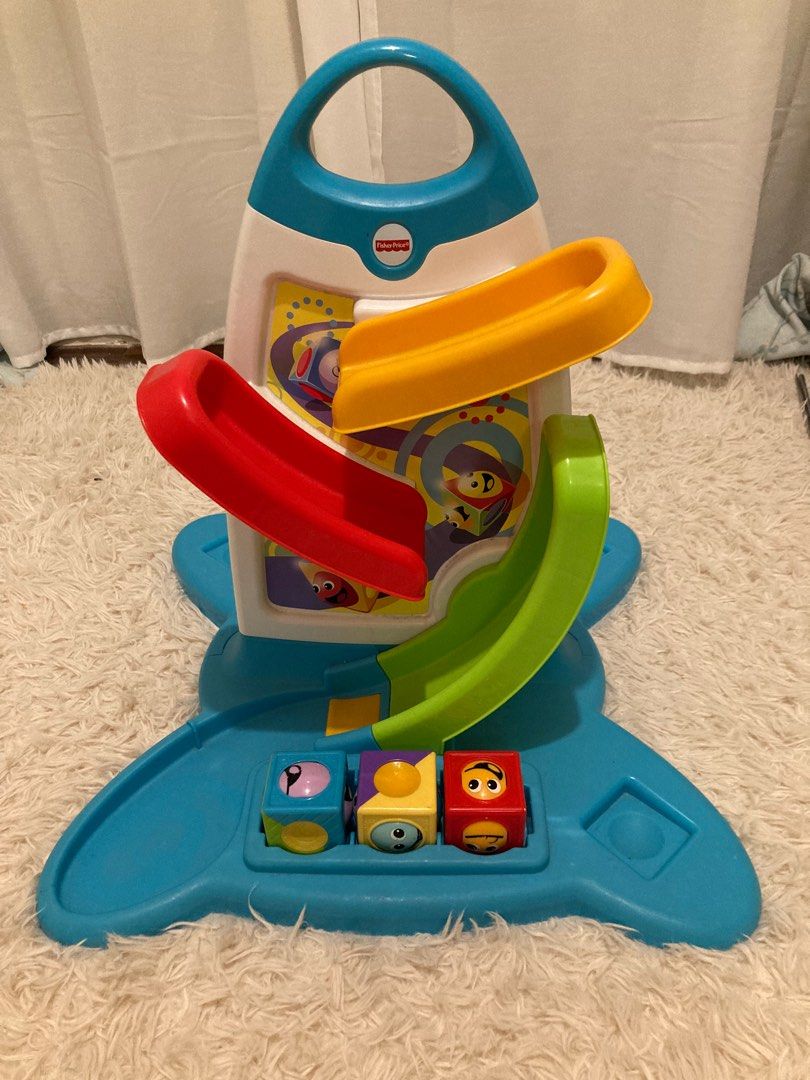 Fisher price roller top blocks play wall
