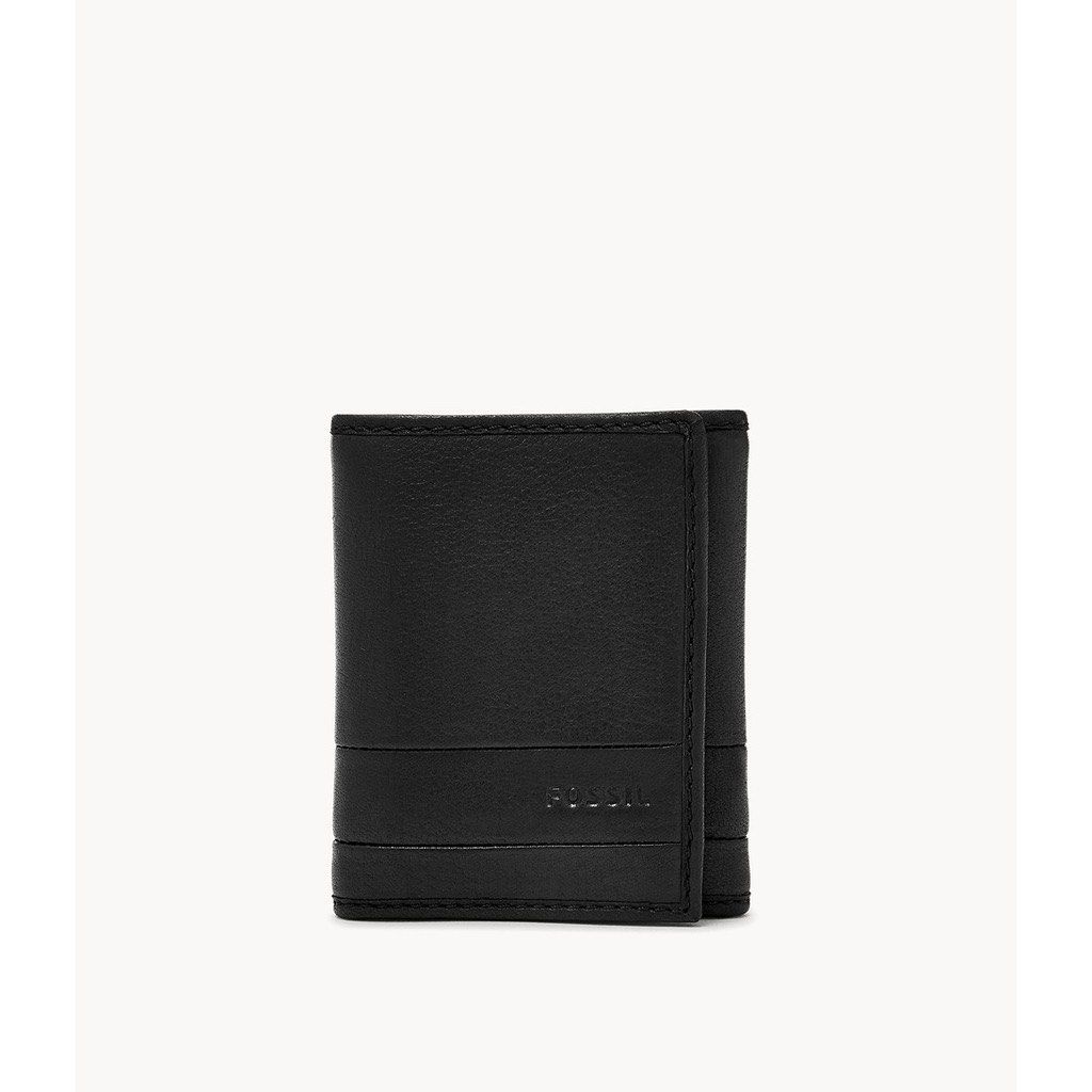 Fossil Lufkin Trifold Black wallet Men s Fashion Watches