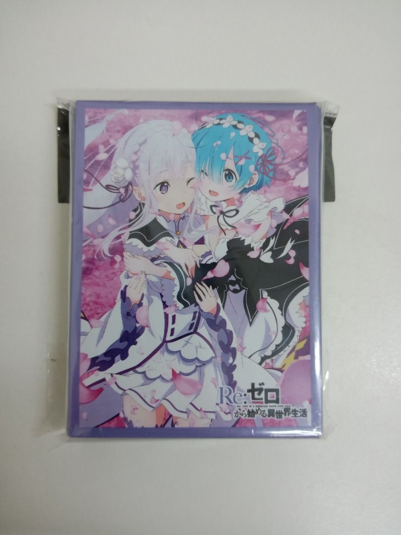 Free Delivery] Re Zero Emilia and Rem TCG Card Sleeves MTG Weiss schwarz  Yu-Gi-Oh Duel Master Vanguard Pokemon One Piece Battle Spirits, Hobbies &  Toys, Toys & Games on Carousell