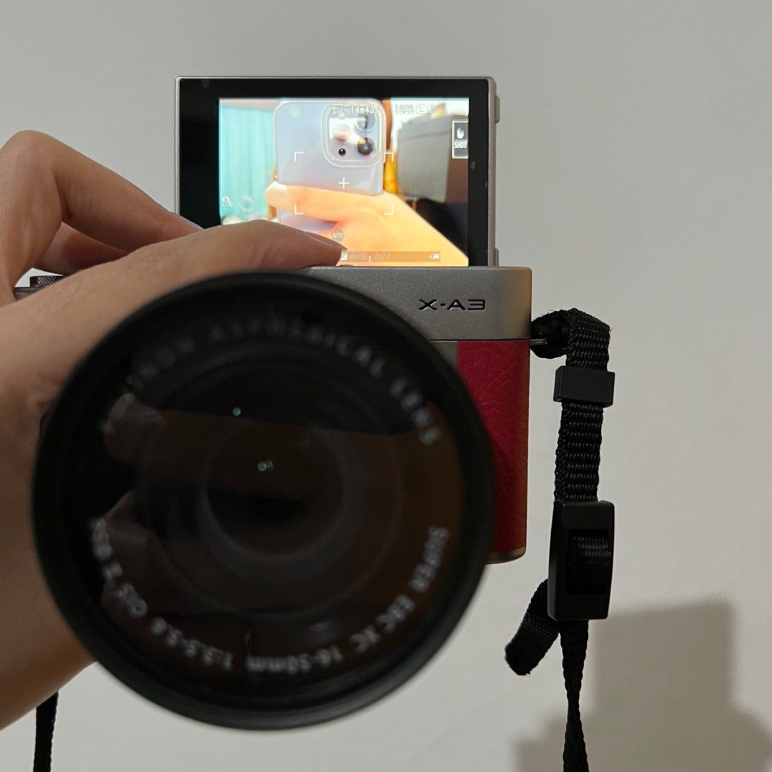 Fujifilm fuji film xa3 x a 3 xa3 mirrorless camera kamera warna pink