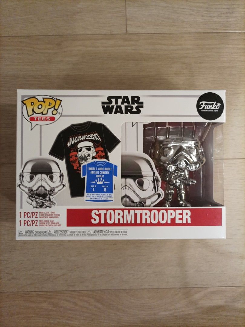 Funko Pop Star Wars Stormtrooper chrome collector box L, Hobbies