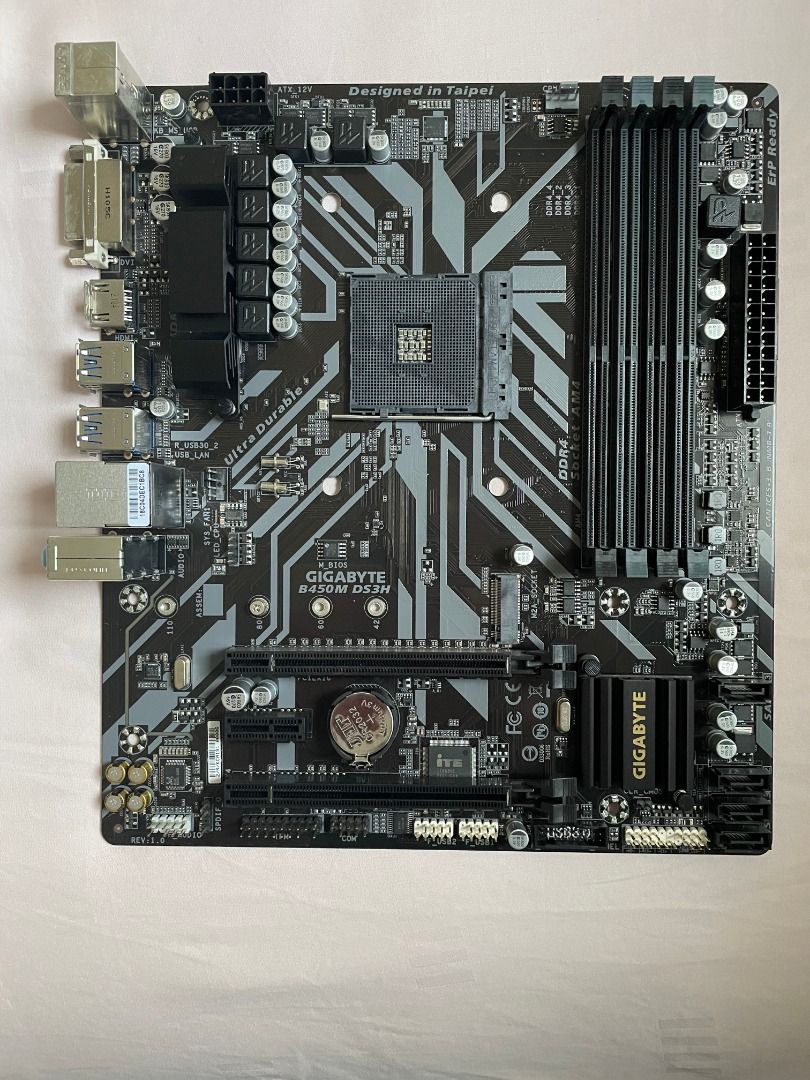 Gigabyte b450m new arrivals ds3h ram