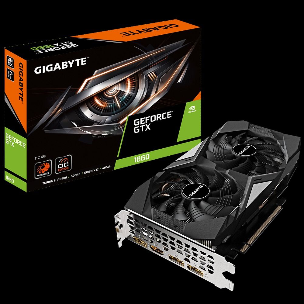 GIGABYTE GV N1660OC 6GD GTX1660 OC 6GB DDR5 192BIT VGA CARD