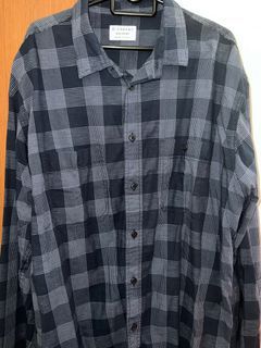 Giordano Cotton Checkered shirt  XL
