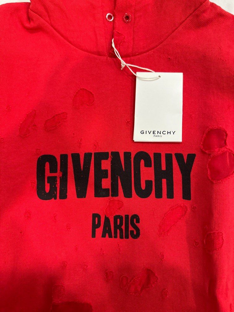 Givenchy Distressed Logo Sweatshirt 2024 www.ppuc