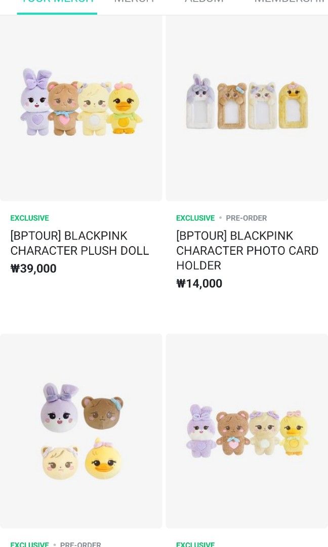 [GO/PO] BLACKPINK CHARACTER PHOTOCARD HOLDER + POUCH + Dolls, Hobbies ...