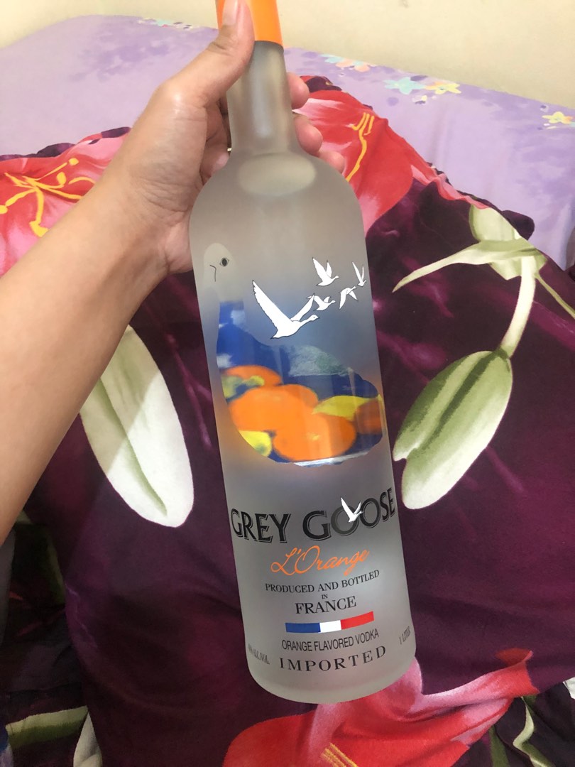 Grey Goose Vodka Orange 1 liter, Makanan & Minuman, Minuman Tidak