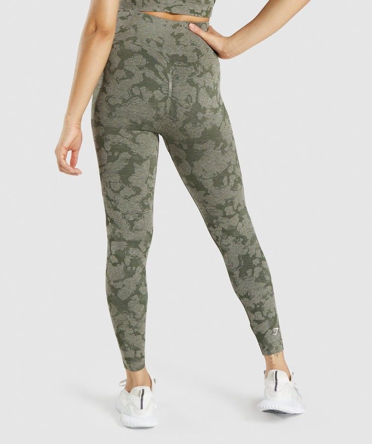 Gymshark Camo Seamless Leggings XS - SWAP TO S, Women's Fashion, Activewear  on Carousell