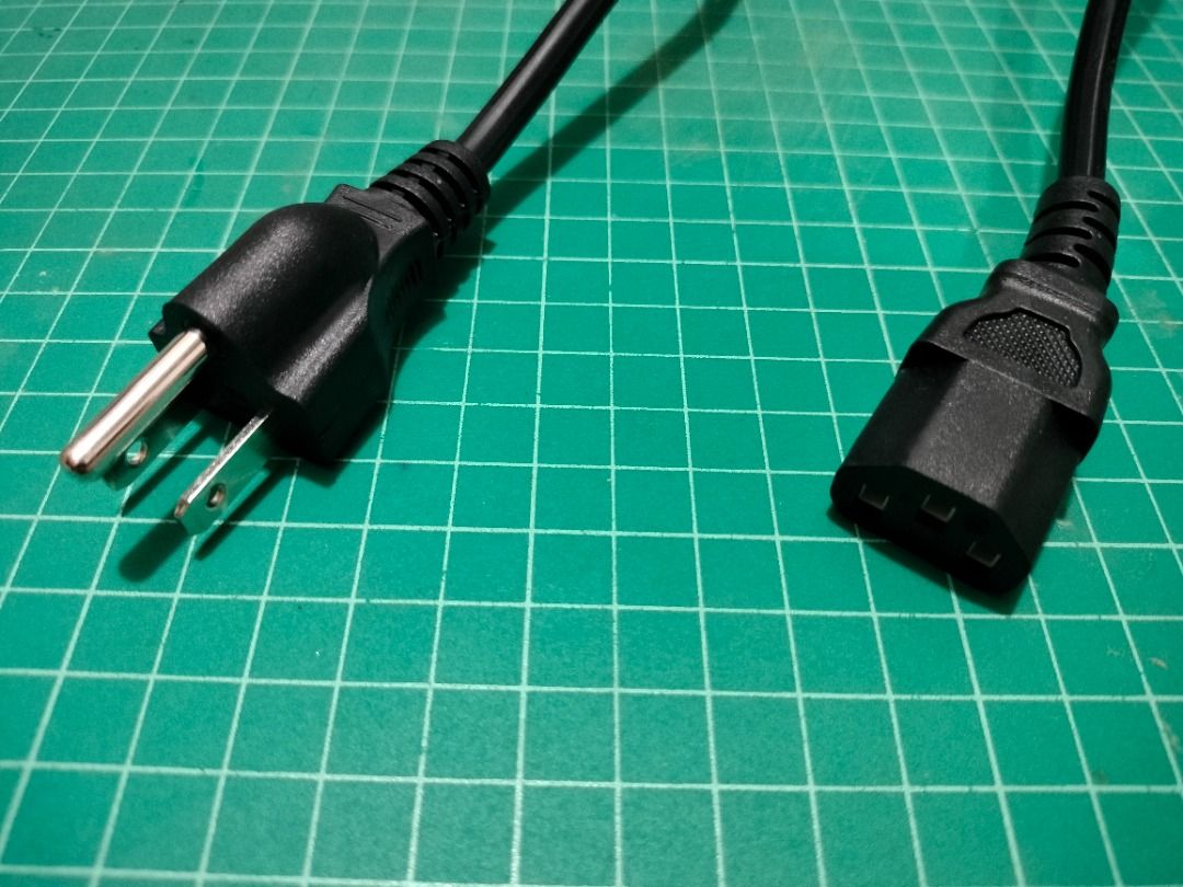Heavy Duty Power Cord Cable (Category: Cables & Adaptors) located in Quezon City. Submitted by kyrex12 (Listing ID 1116120884, Image 1). Description: -200 each -150 wholesale(6pcs. and above) -1.5m -heavy duty -18AWG -with 1 week warranty -accept for shipping via GRAB and LALAMOVE COD(buyer's expense) -accept GCASH and PAYMAYA payment -COMPATIBILITY IS BUYER'S RESPONSIBILITY .