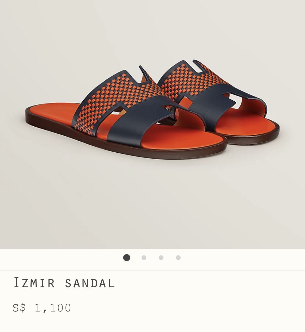 Hermes Oran Sandals Men s Fashion Footwear Flipflops and Slides