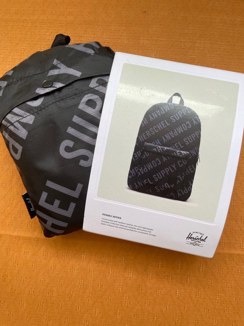 Herschel backpack foldable on sale
