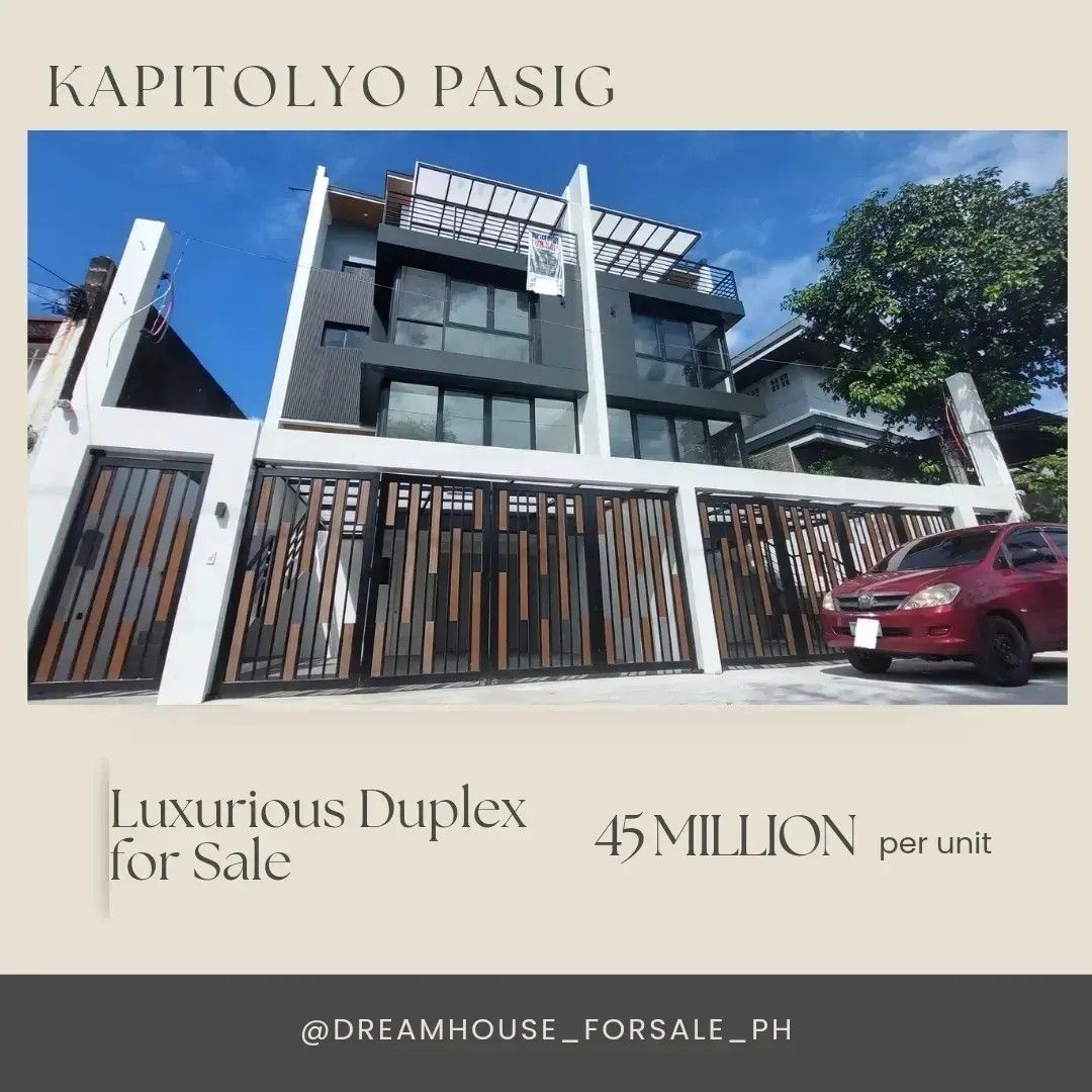 High End Duplex House Kapitolyo Pasig near Estancia BGC Megamall