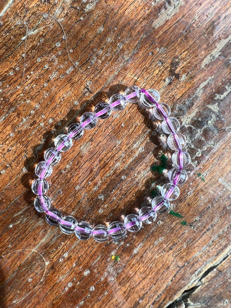 High Quality Faceted Clear Amethyst Bracelet (Category: Bracelets) located in Cainta. Submitted by prelovedbybeaaa (Listing ID 1198771699, Image 1). Description: Wrist Size 15-16cm Bead Size approx. 7-8mm Picture may differ to actual item so please manage your expectations Bogus Buyers and Joy Reservers will be automatically blocked and reported Kindly message us for any inquiries.