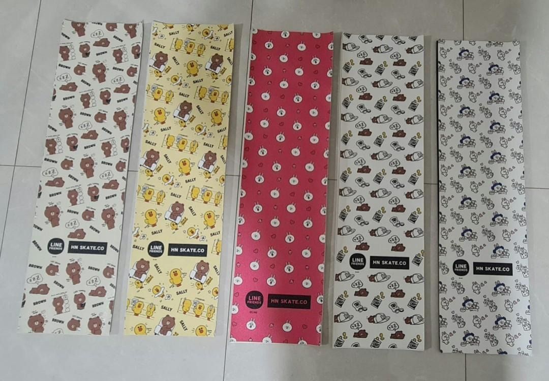 HN Skateboards Griptape (Category: Skates, Rollerblades & Scooters) located in Singapore. Submitted by skatecraze_official (Listing ID 1198868917, Image 2). Description: HN Skateboards Graphics Designed Griptape. Hundreds of barely-visible perforations that allow air to escape for a bubble-free application. Exclusive silicon-carbide grit binding process for grip that will not wear out, High-strength, waterproof, tear-proof backing that trims clea