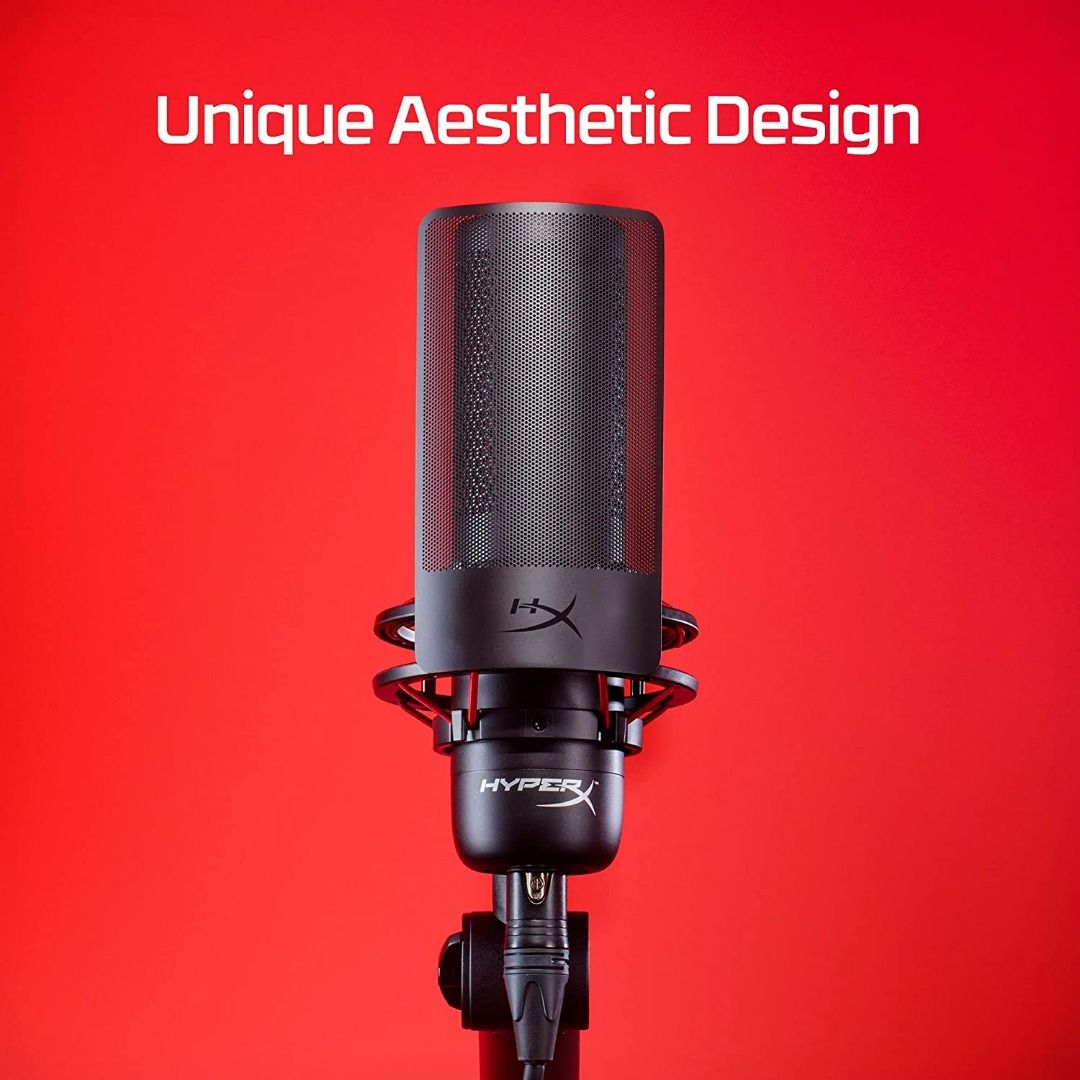 HyperX ProCast Microphone XLR Connection , Goldsputtered large