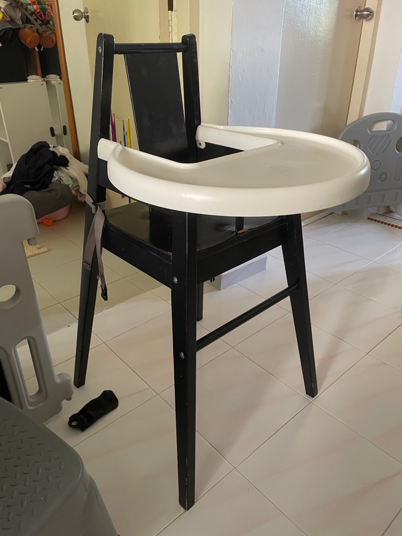 IKEA Baby High chair with attached table, Babies & Kids, Nursing & Feeding, Baby High Chairs on