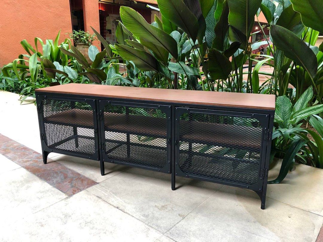 Ikea FJALLBO tv bench (3 doors), Furniture & Home Living, Furniture, TV