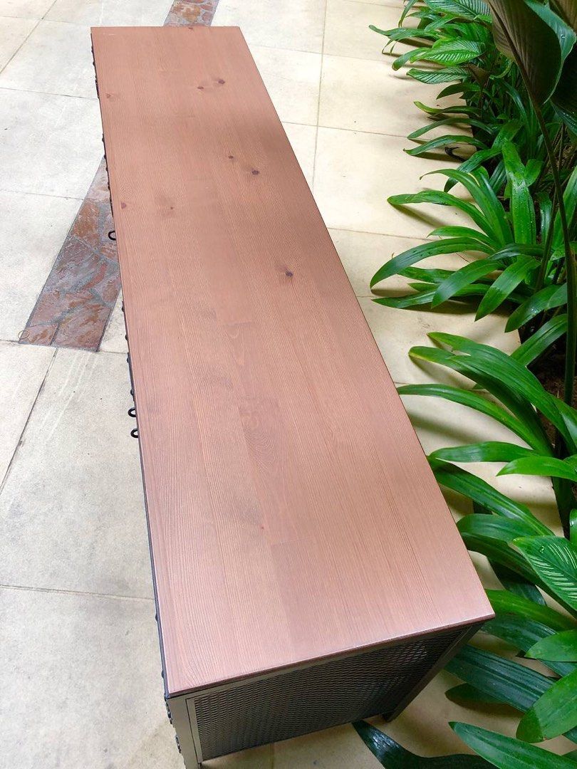 Ikea FJALLBO tv bench (3 doors), Furniture & Home Living, Furniture, TV