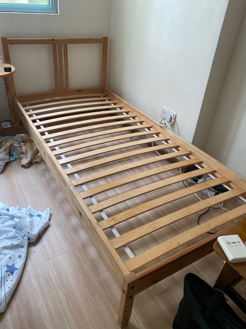 Ikea luroy single bed frame, Furniture & Home Living, Furniture, Bed