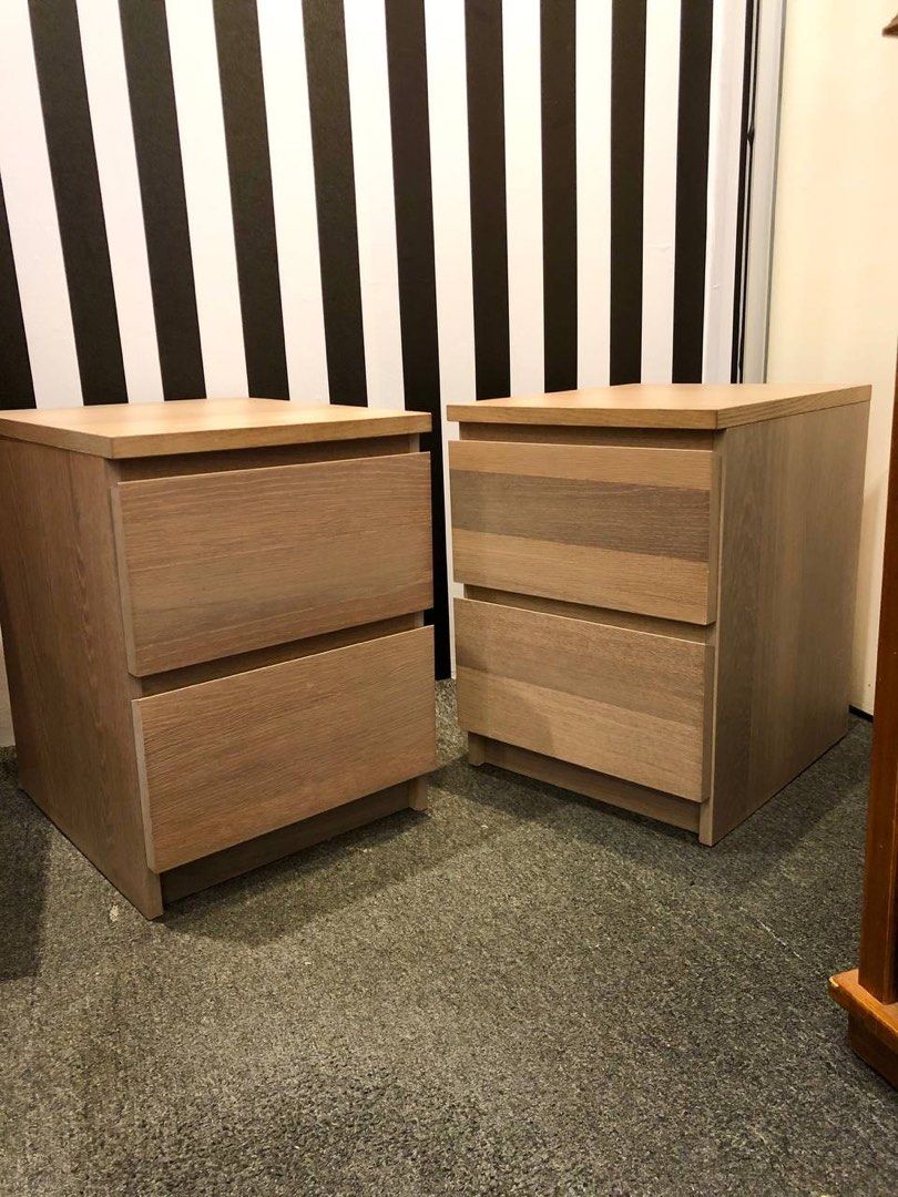 Ikea MALM bedside table drawer, Furniture & Home Living, Furniture
