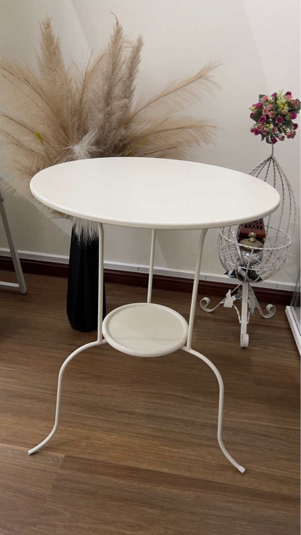 Ikea Metal Side Table, Furniture & Home Living, Furniture, Other Home