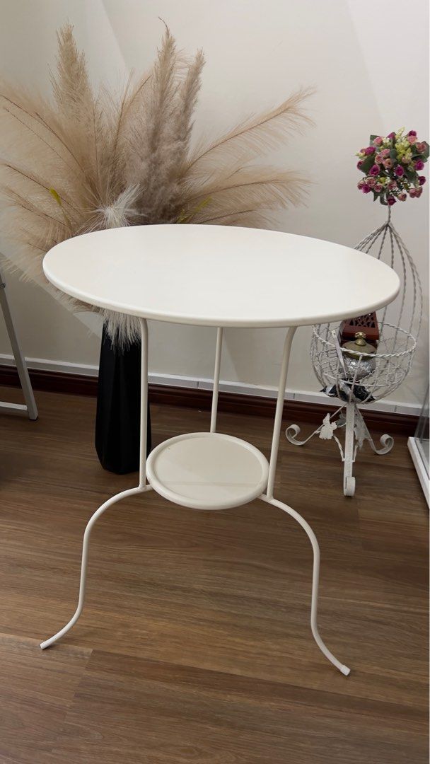 Ikea Metal Side Table, Furniture & Home Living, Furniture, Other Home