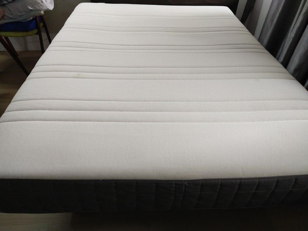 IKEA Queen Spring Mattress, Furniture & Home Living, Furniture, Bed