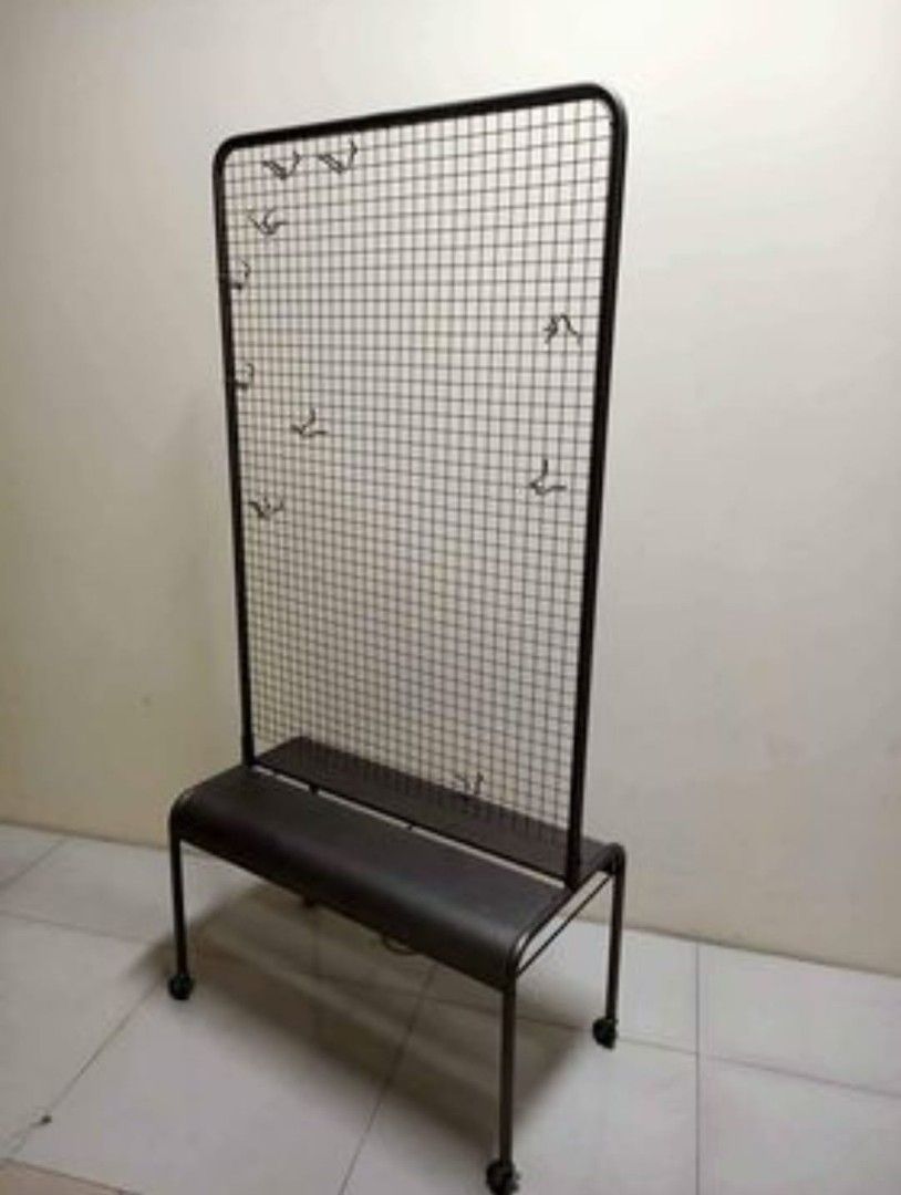 Ikea Veberod Mesh Room Divider or Hanging Rack for plants, Furniture