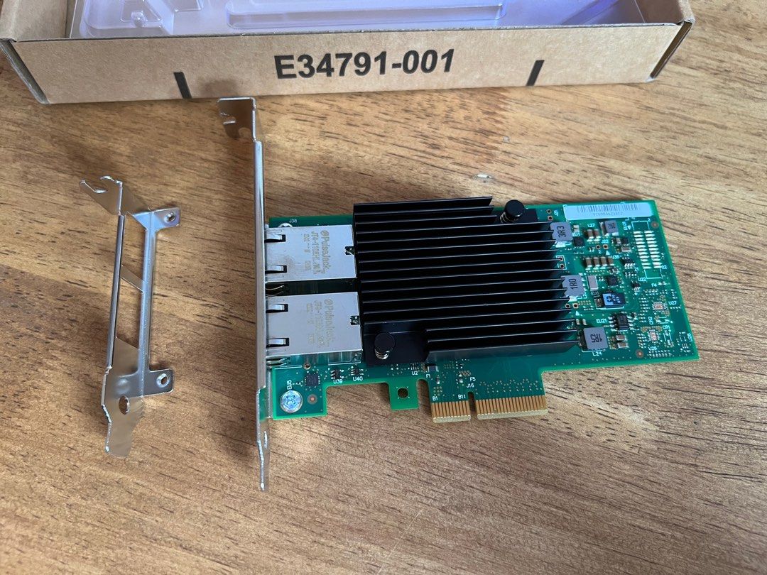 Carte Réseau Intel X550-T2 - Double Port 10GbE, Rétrocompatible Gigabit, Pour Serveur Ou Station De Travail