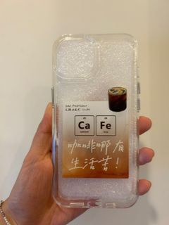 iPhone 14 文青 透明 手機殼 咖啡哪有生活苦