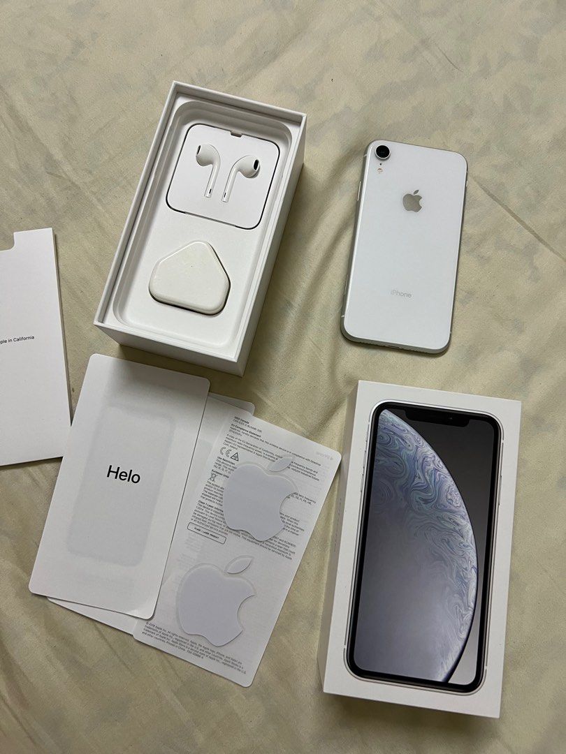 iPhone XR 128GB FULL SET & FREE GIFT, Mobile Phones & Gadgets ...