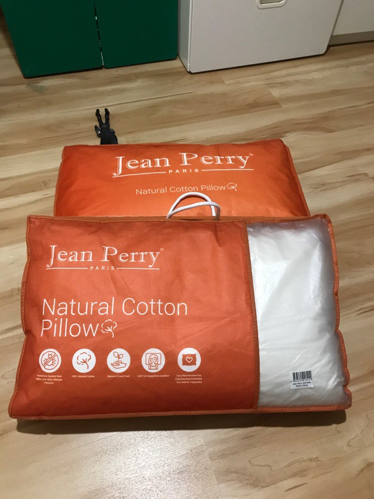 Jean Perry pillow, Furniture & Home Living, Bedding & Towels on Carousell